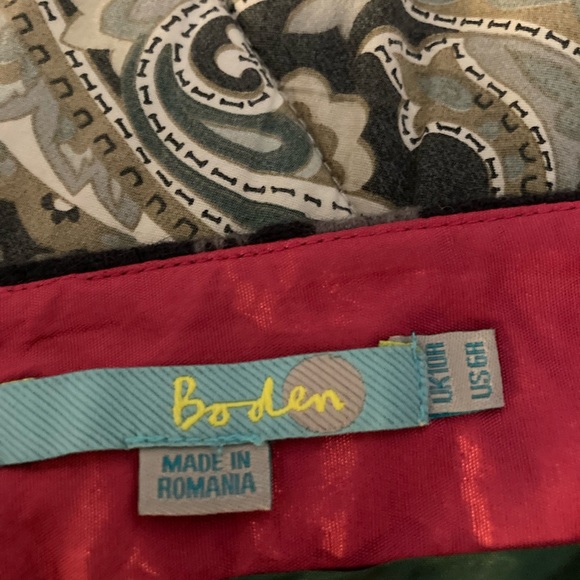 Gorgeous Boden Sz US6R grey/black wool skirt - Picture 6 of 8